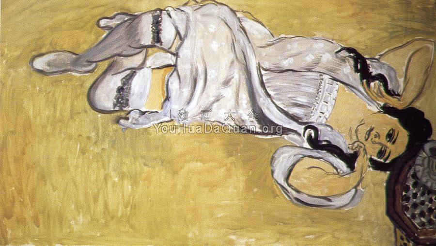 劳蕾特与咖啡 - 亨利·马蒂斯